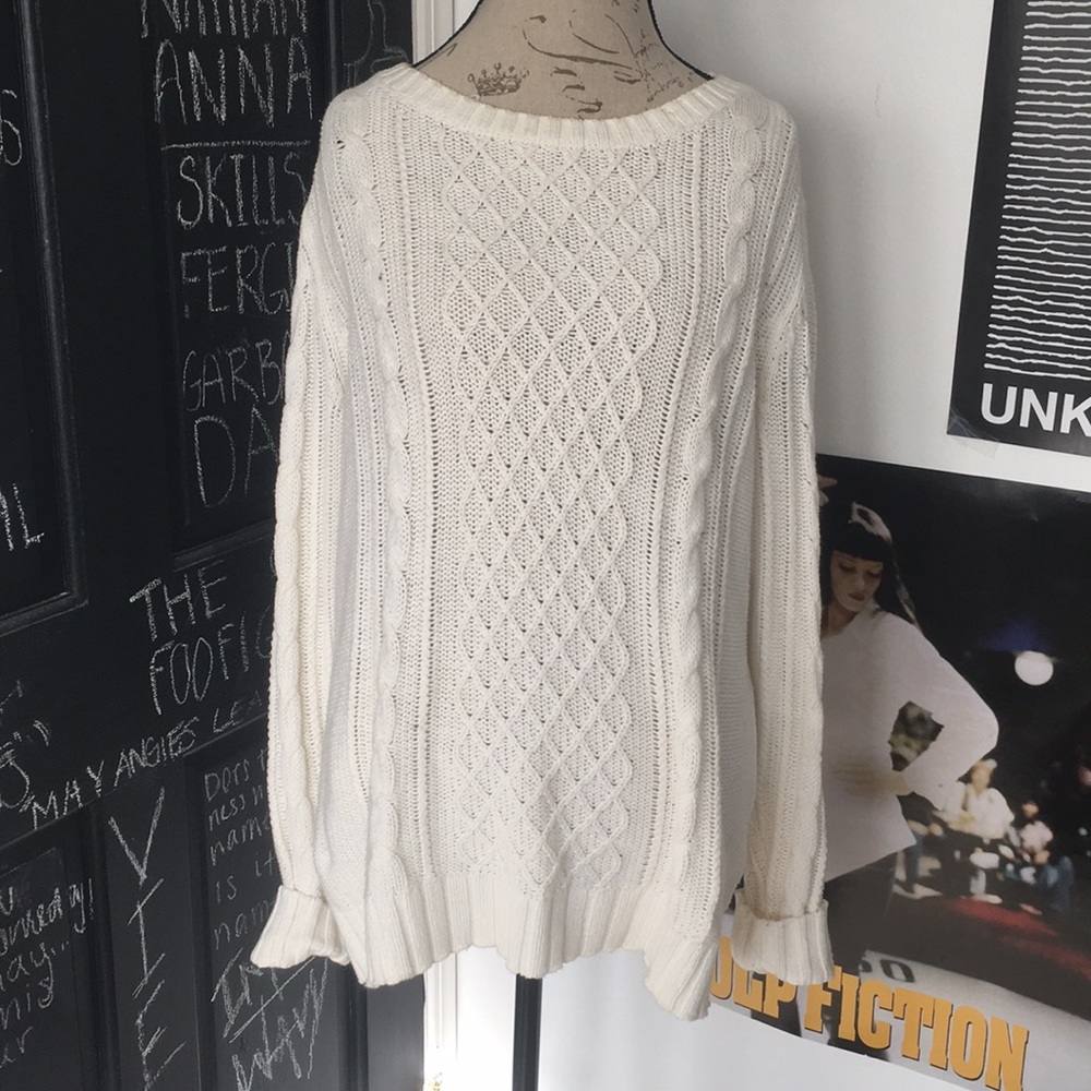 Oversized sweater dress